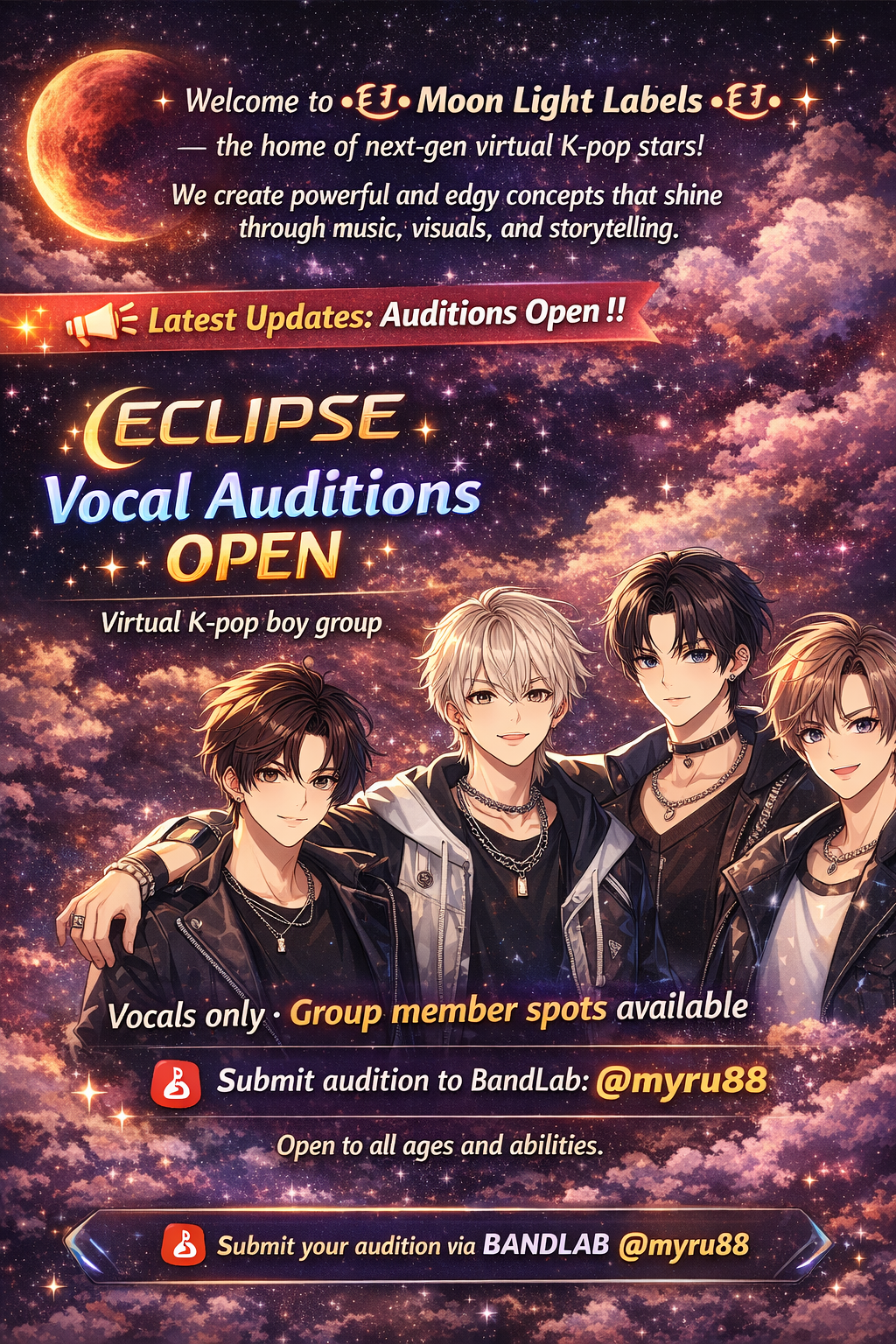 ECLIPSE Audition Poster